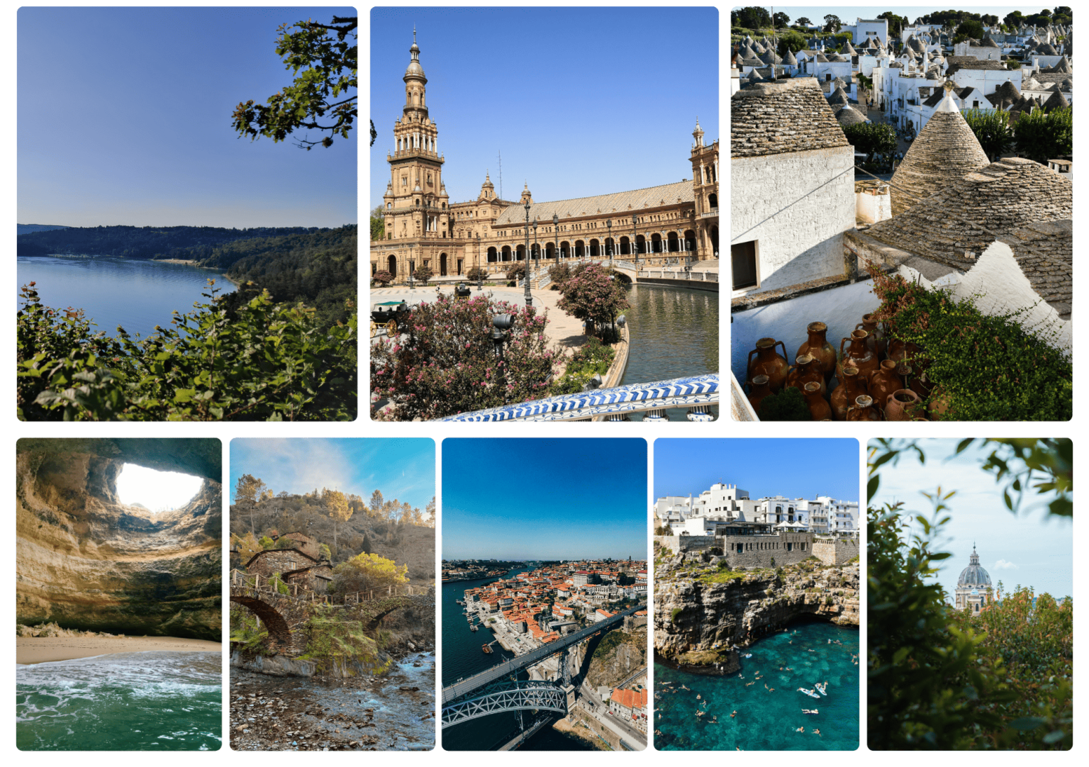 Voyage Seville Portugal Florence Jura